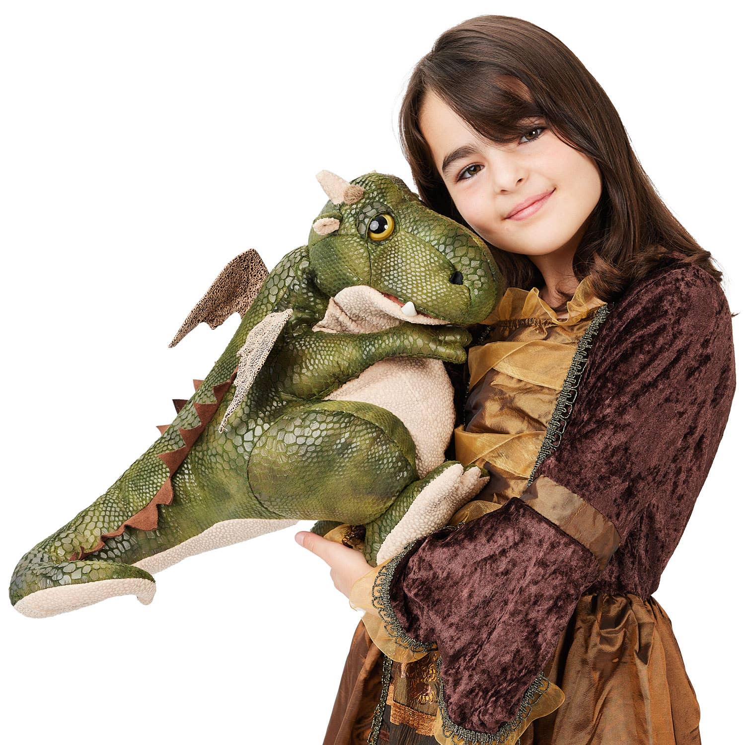 Marionnette à main Friendly Dragon 3211/ Friendly Dragon Folkmanis réaliste