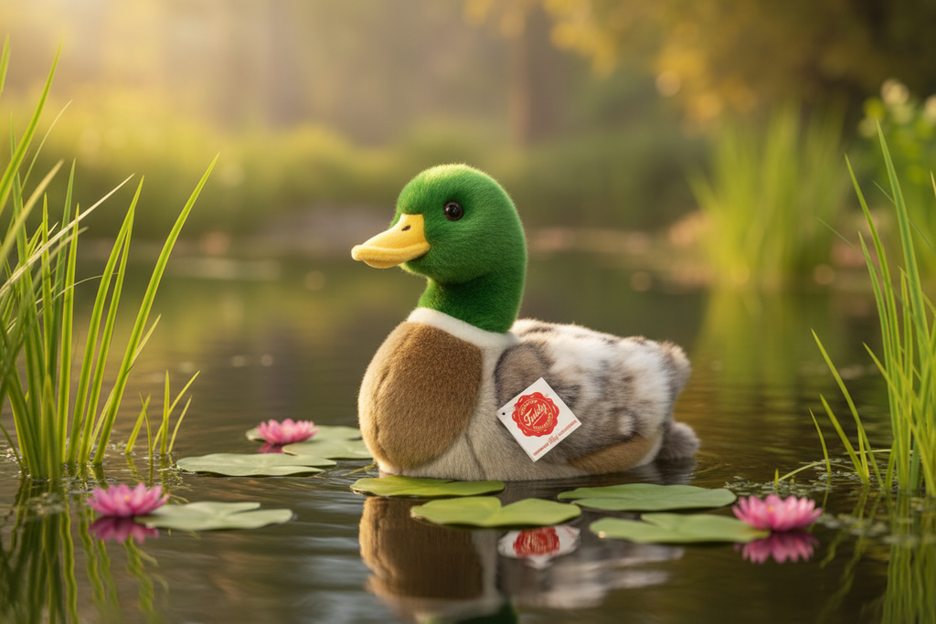 Peluche Canard Colvert – 24 cm - Teddy Hermann