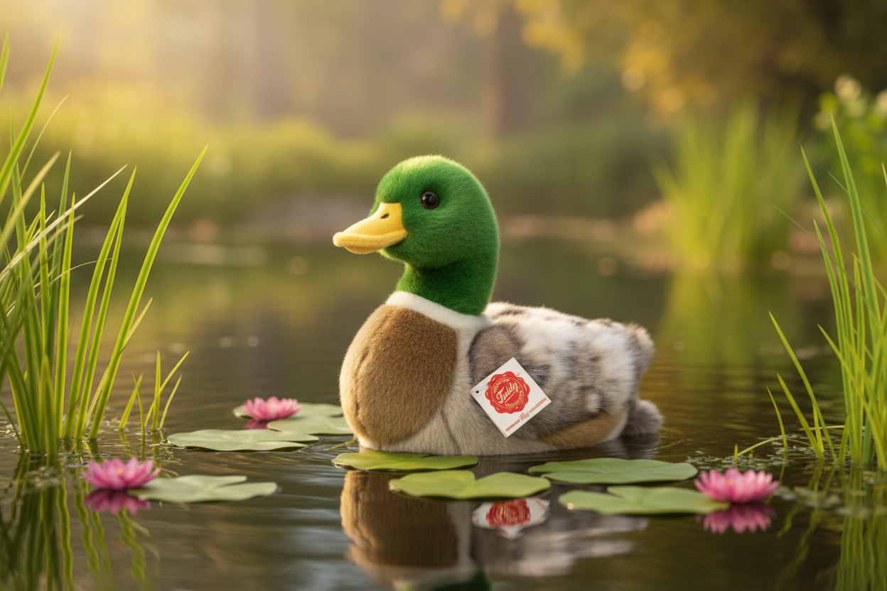 Peluche Canard Colvert – 24 cm - Teddy Hermann