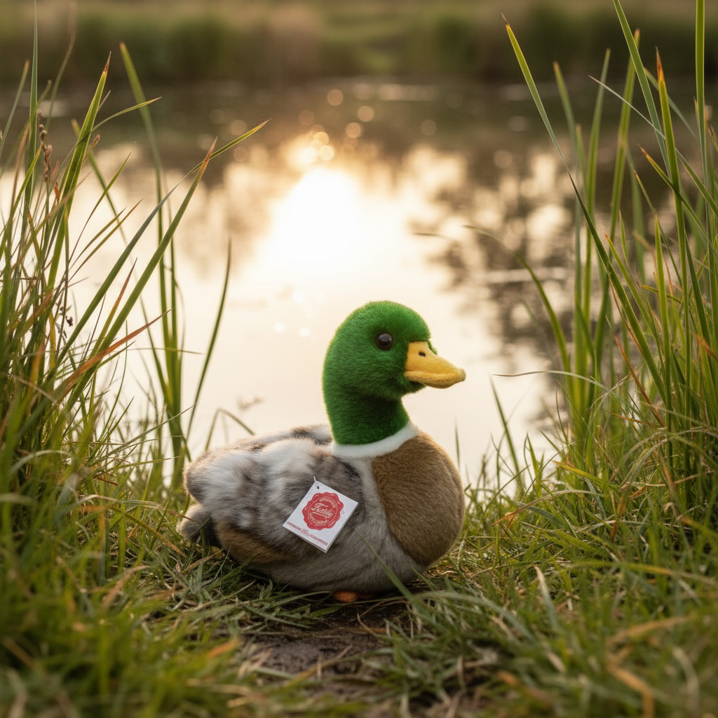 Peluche Canard Colvert – 24 cm - Teddy Hermann