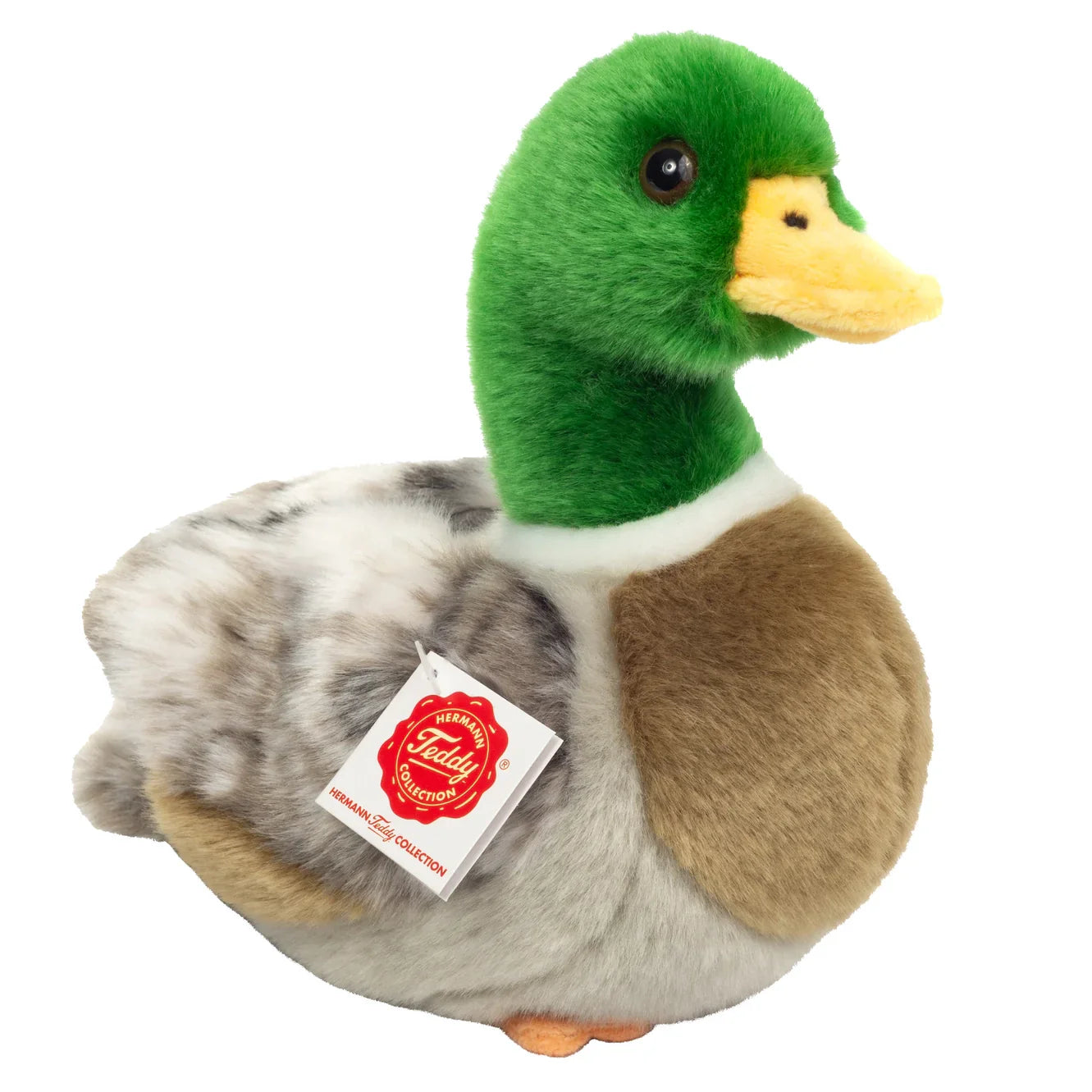 peluche canard colvert hermann teddy 931317 4004510931317