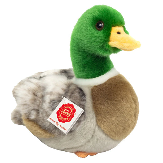 peluche canard colvert hermann teddy 931317 4004510931317