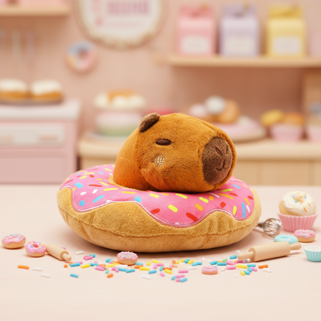 Peluche Capybara Donut - produit Joy Toy