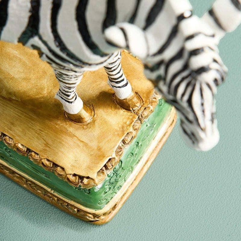 Kronleuchter „Zebra“; Poly/Metall; 27 x 9 x 45 cm