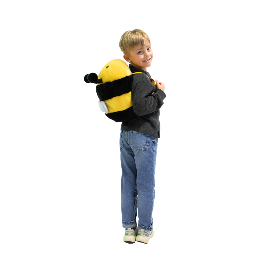 Sac à dos peluche enfant abeille - Wild & Soft