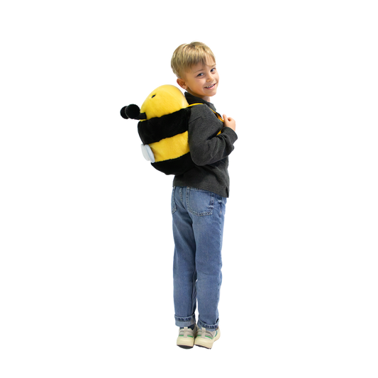 Sac à dos peluche enfant abeille - Wild & Soft