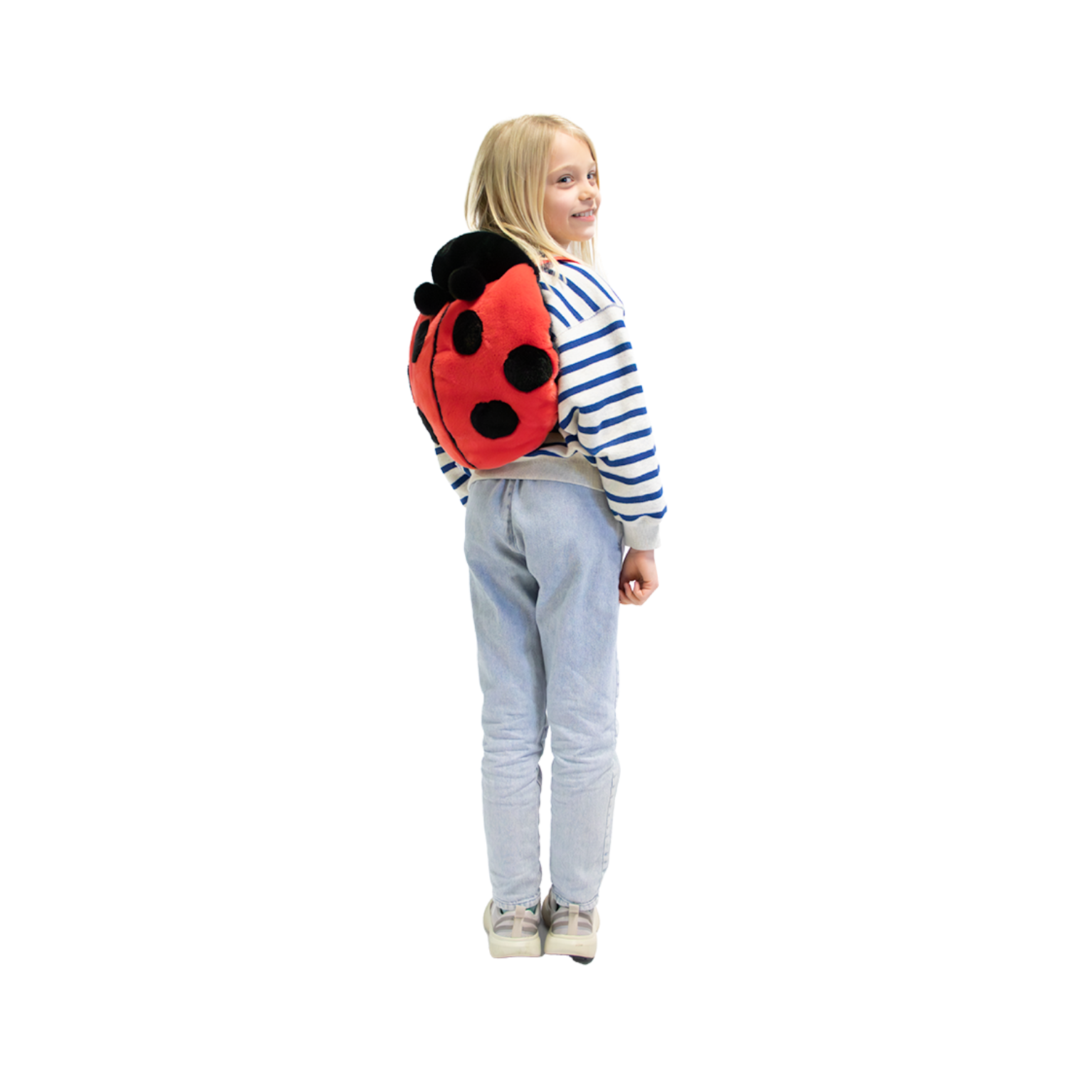 Sac à dos peluche enfant coccinelle - Wild & Soft
