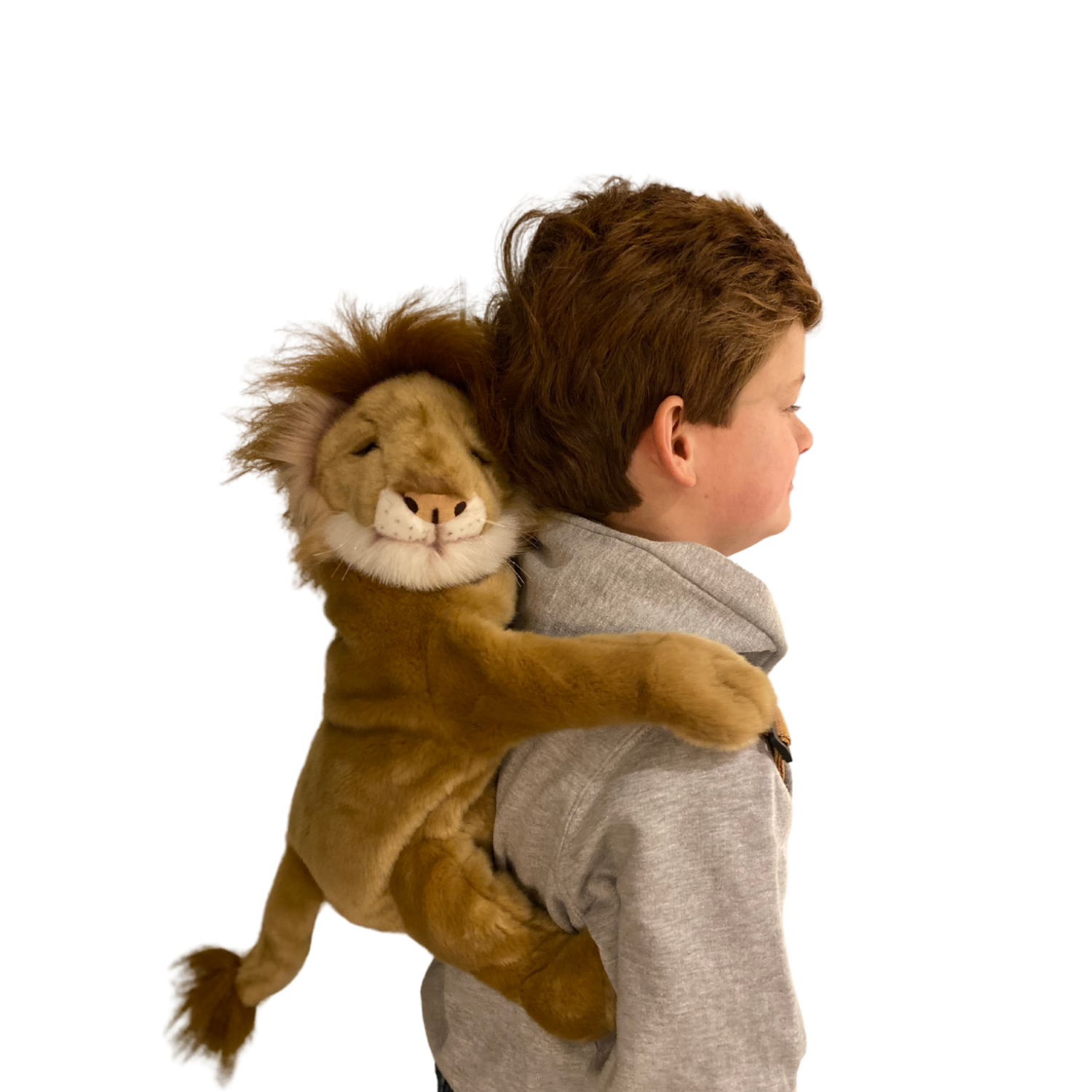Sac à dos peluche enfant lion - Wild & Soft
