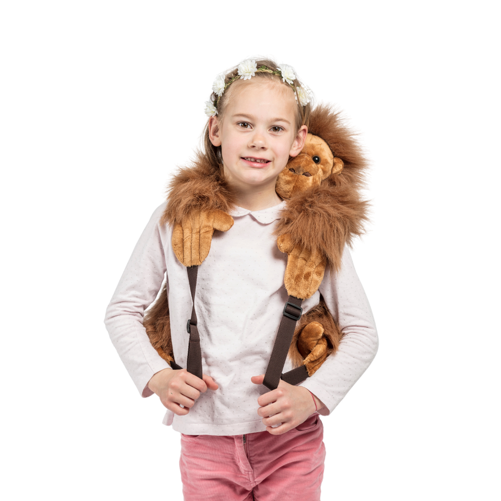 Sac à dos peluche enfant singe - Wild & Soft