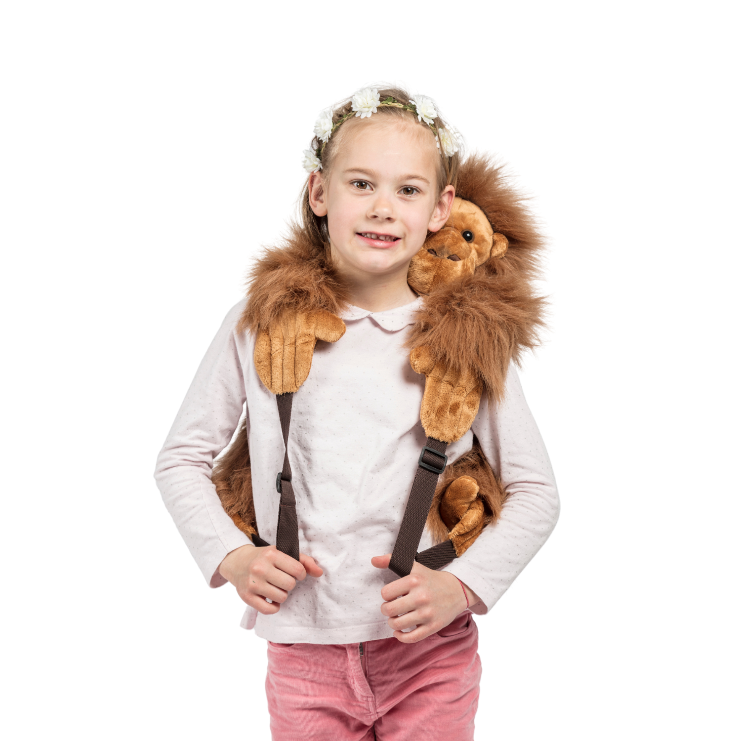 Sac à dos peluche enfant singe - Wild & Soft