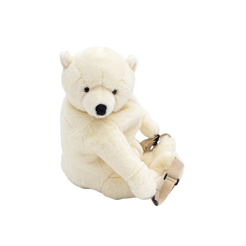 Sac à dos peluche enfant ours polaire - Wild & Soft