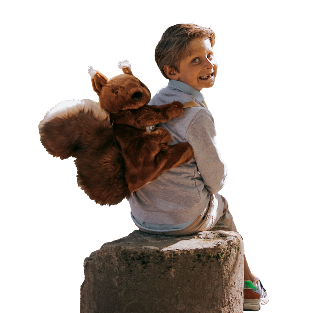 Sac à dos peluche enfant écureuil - Wild & Soft
