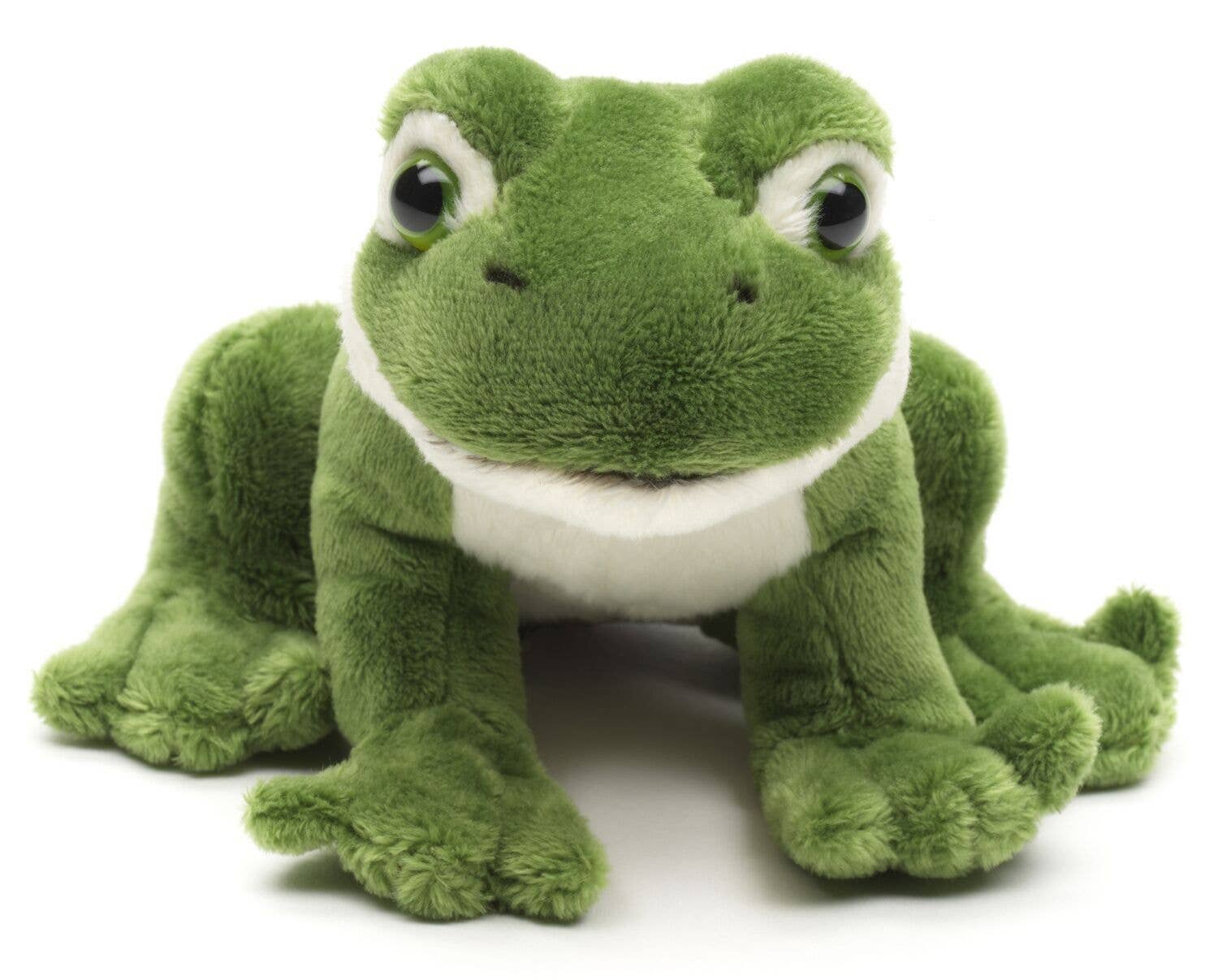 Peluche Grenouille Verte assise Uni Toys