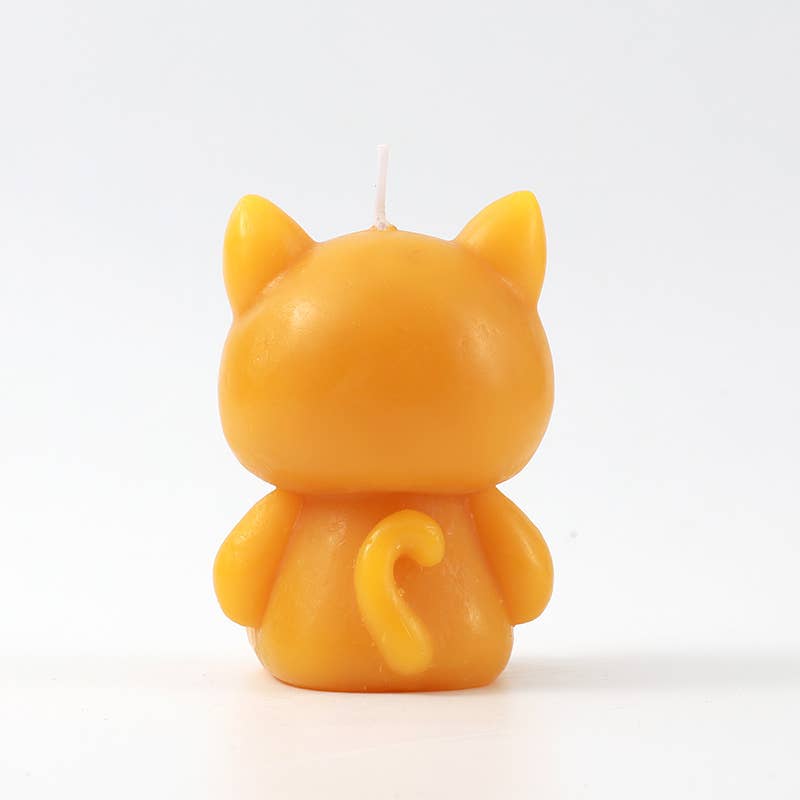 Bougie Chat Jaune