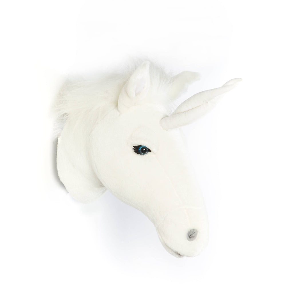 Décoration Murale Peluche Claire la licorne blanche - Wild & Soft
