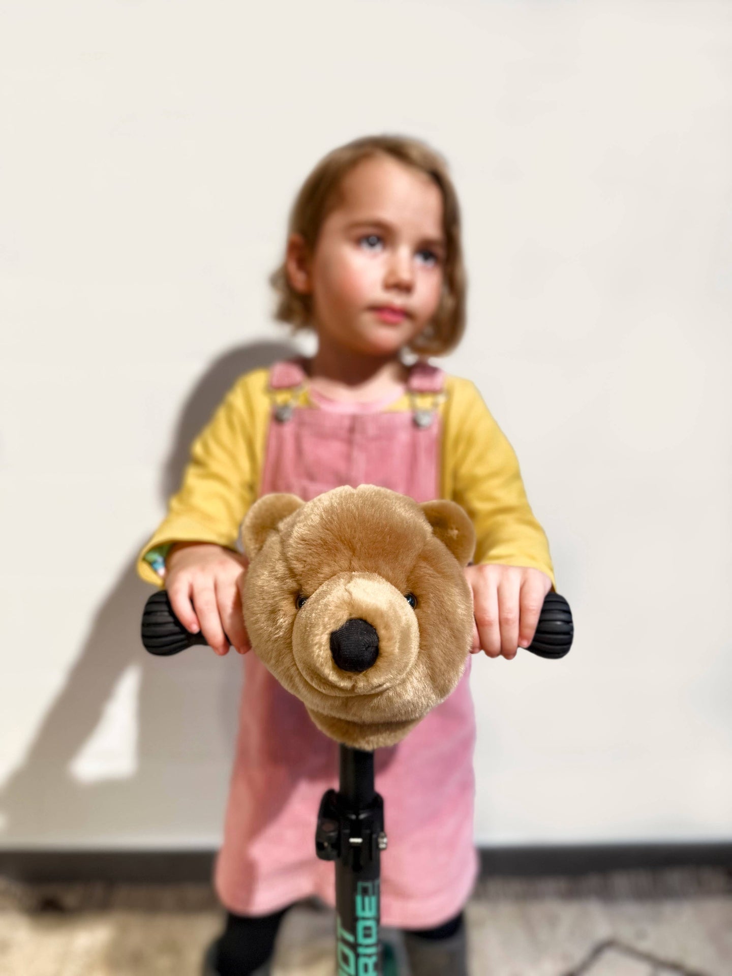 Accessoire Tête d’Ours Brun pour Vélo et Trottinette Enfant - Wild & Soft