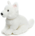 Chiot berger suisse blanc, sans laisse - jouet en peluche Uni Toys