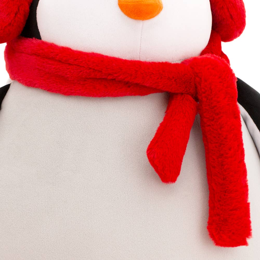 Peluche Orange Life Pingouin avec écharpe (50cm)