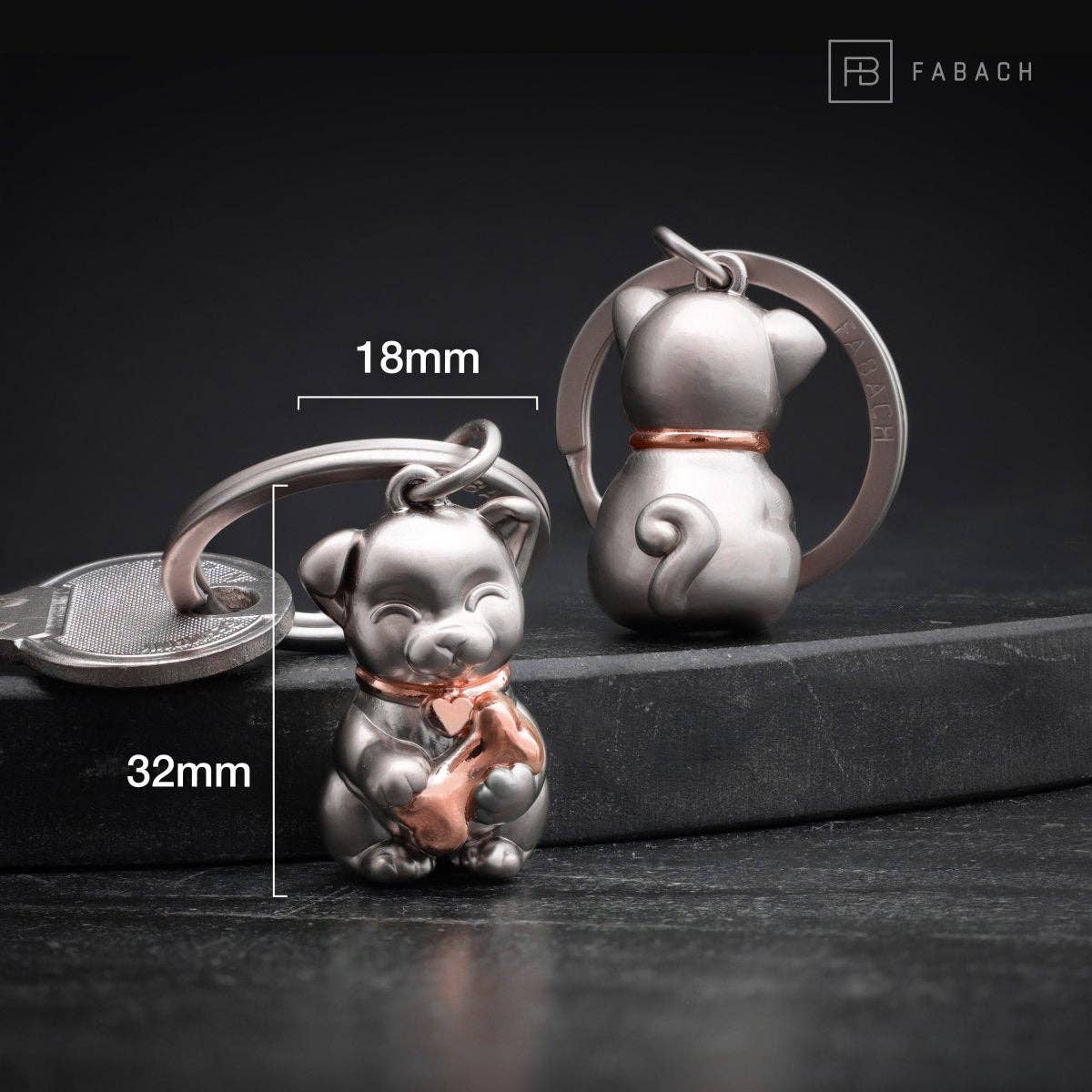 porte cles chien puppy fabach 