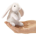Marionnette à main Mini lapin à oreilles suspendues 2745/ Mini lapin à oreilles en forme de boucle Folkmanis réaliste