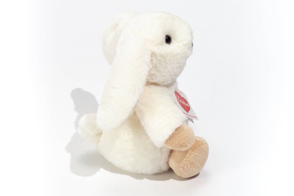 Peluche Lapin Poppi Blanc – 15 cm - Teddy Hermann
