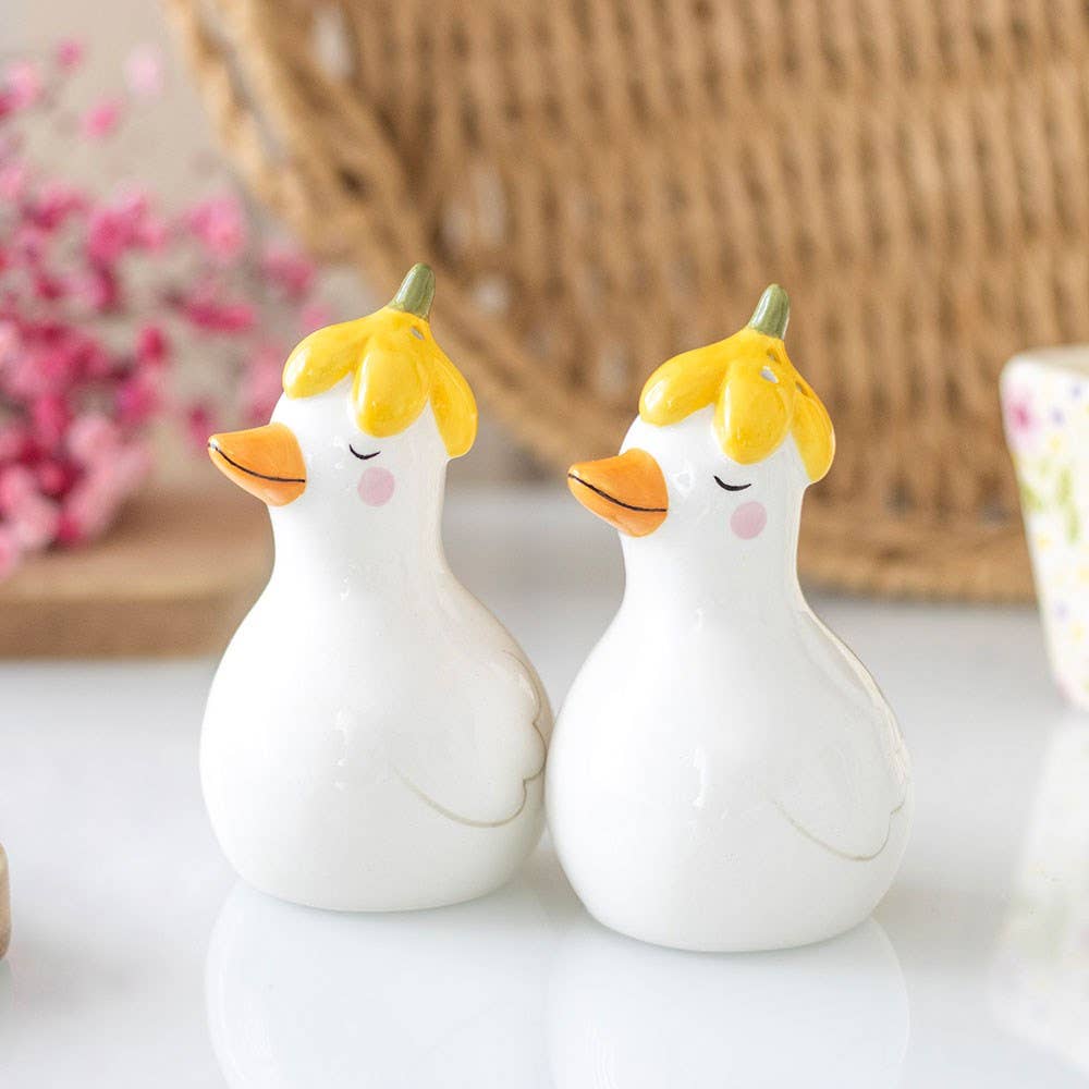 Sel et poivre Canards Floral