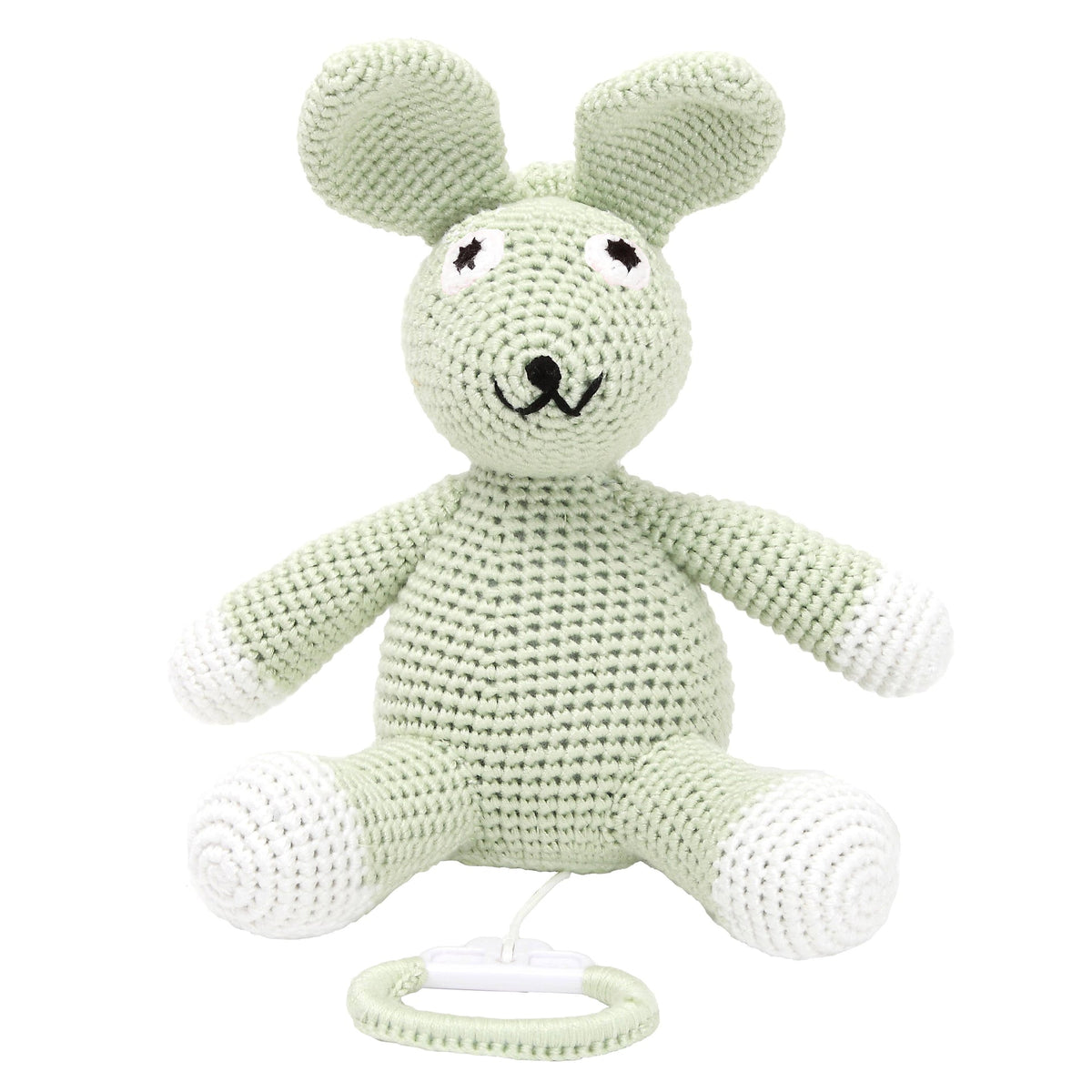 Spieluhr – Limettengrüner Hase