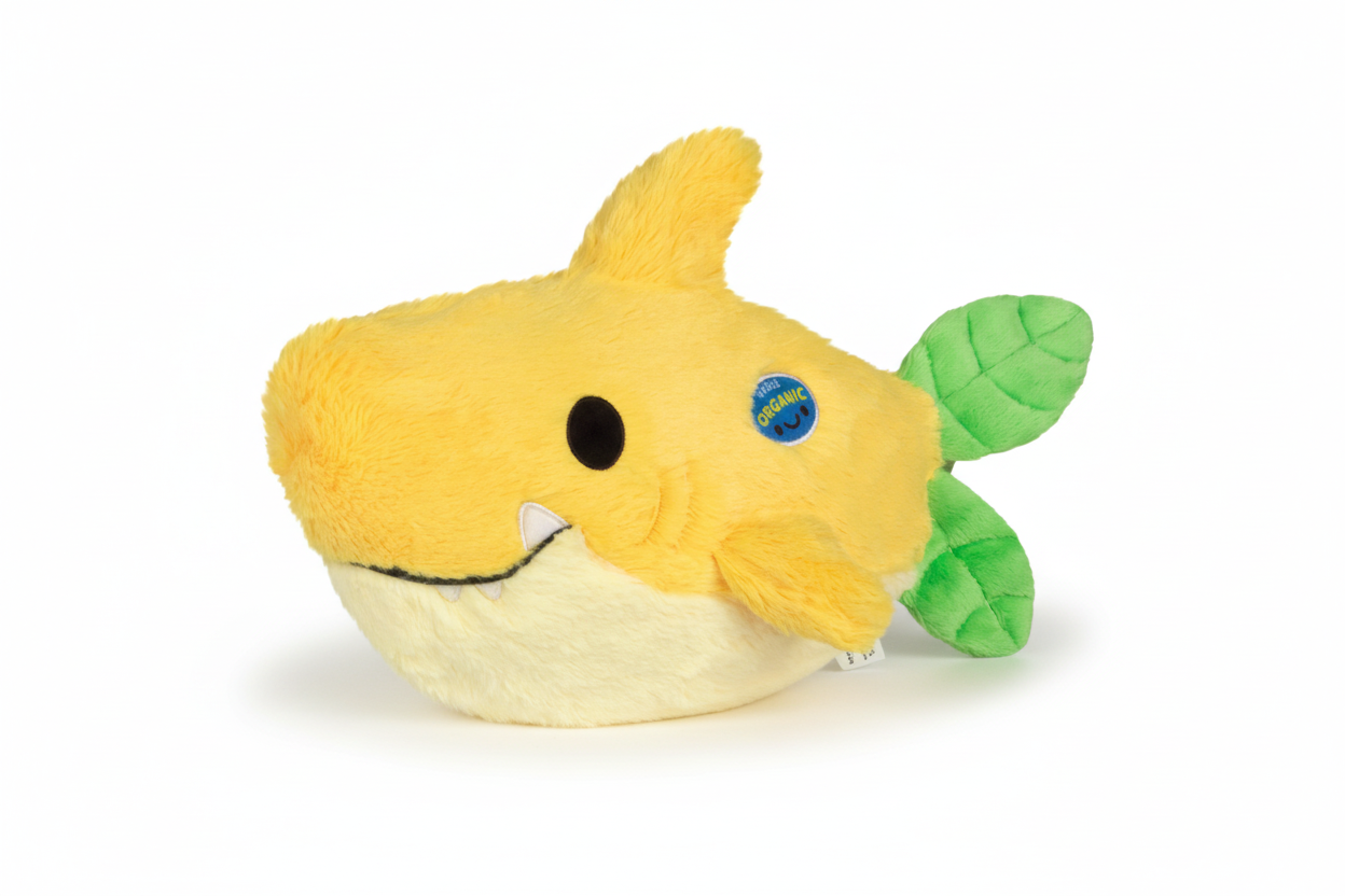 Mini Peluche Squishable Requin Citron