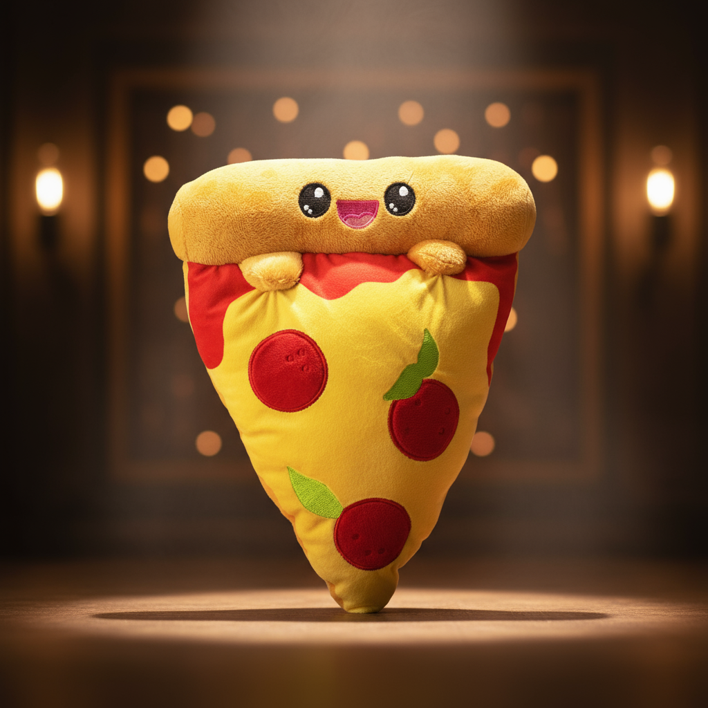 Peluche Yummies Cheesy la Pizza - produit Joy Toy