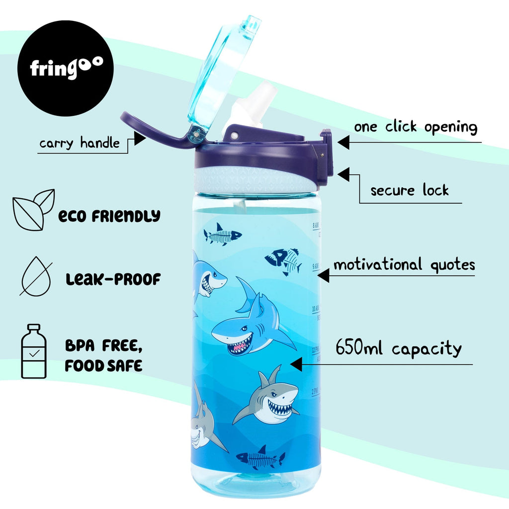 Gourde – Straw Bottle – Shark World