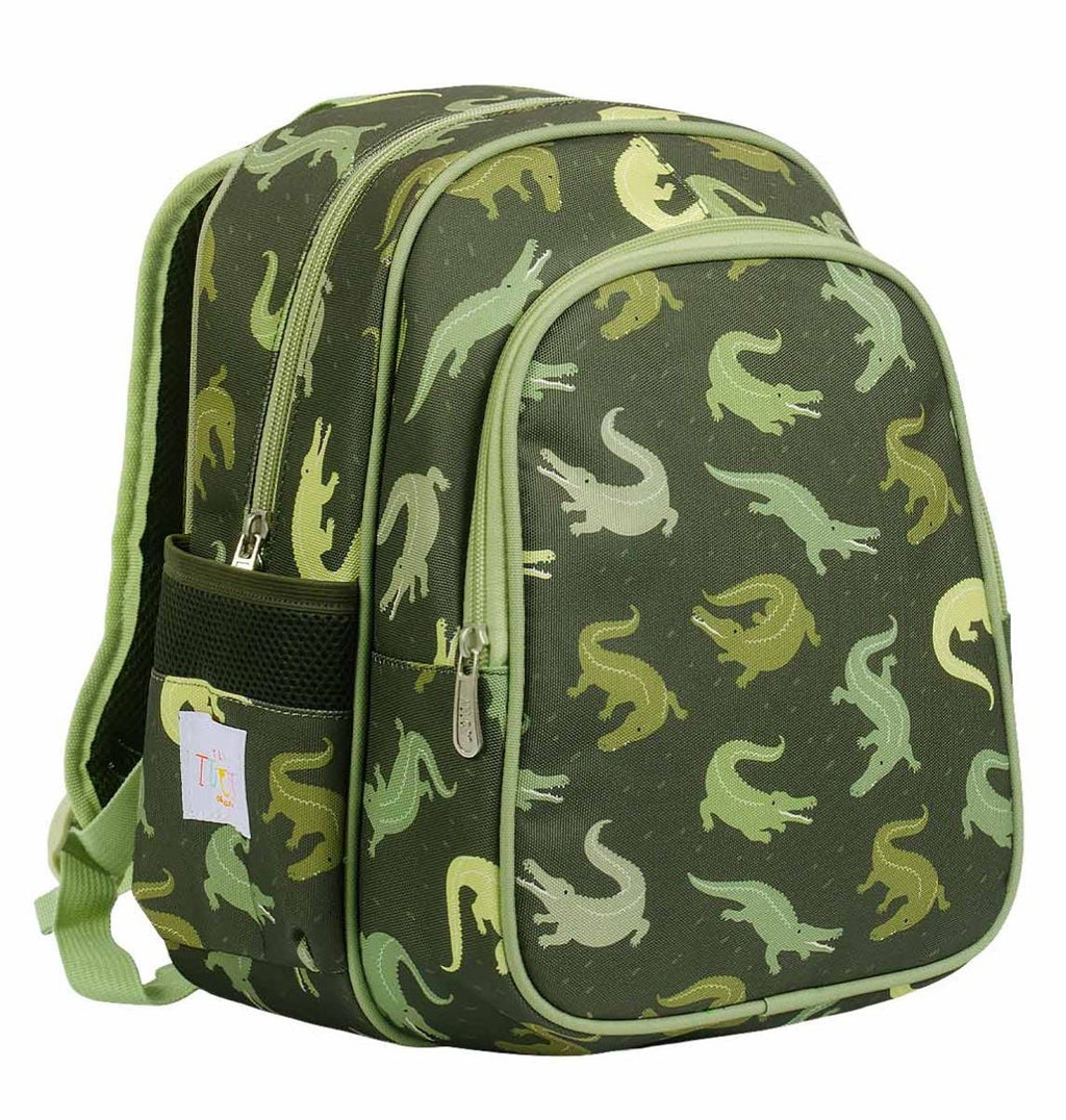Sac à dos enfant - Crocodiles – vue 3 – A Little Lovely Company