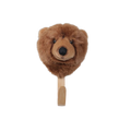 Porte-manteau peluche ours brun - Wild & Soft