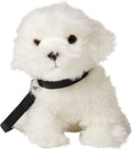 Chien maltais (en laisse) - peluche Uni Toys