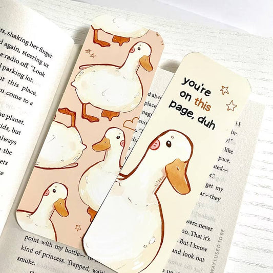 Duck bookmark “Your on this Page”