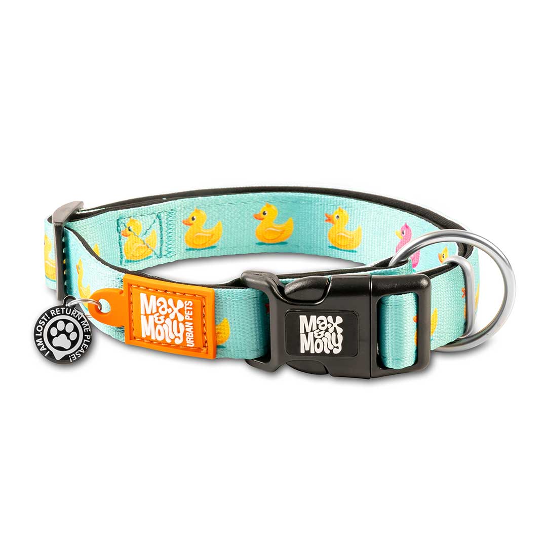 Dog collar with Smart ID - Ducks