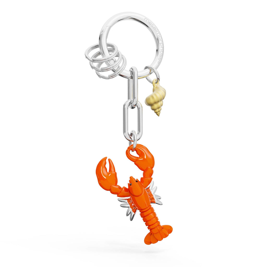 Lobster charm keychain