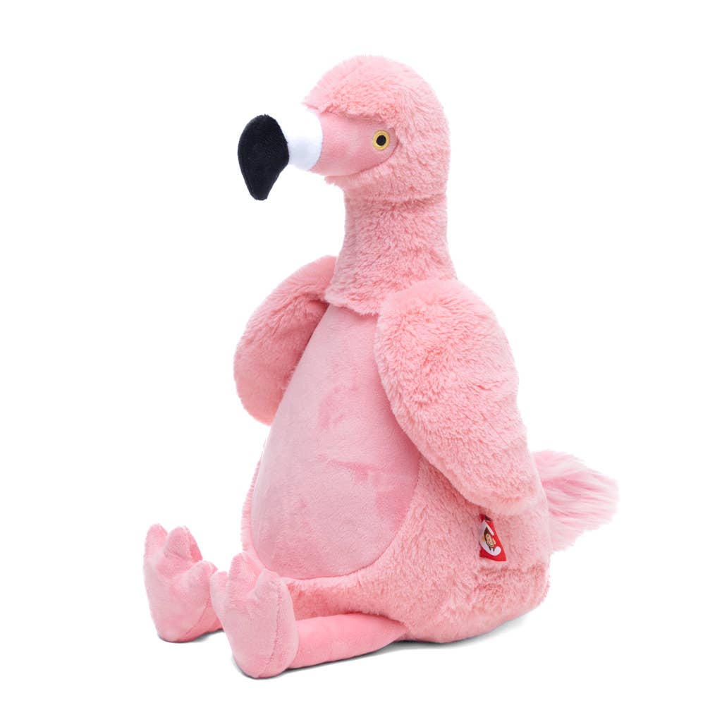 Peluche flamant rose Strawberry à rembourrage amovible - Cubbies