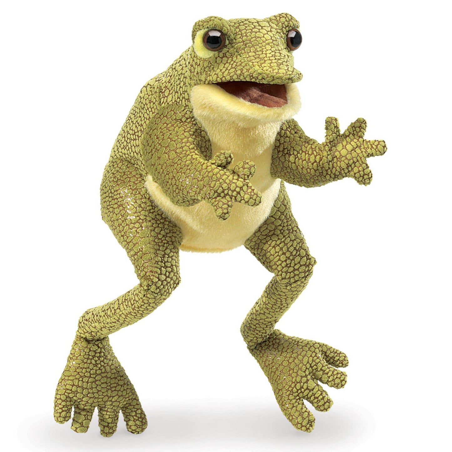 Marionnette à main Funny Frog 3033/ Grenouille drôle Folkmanis réaliste