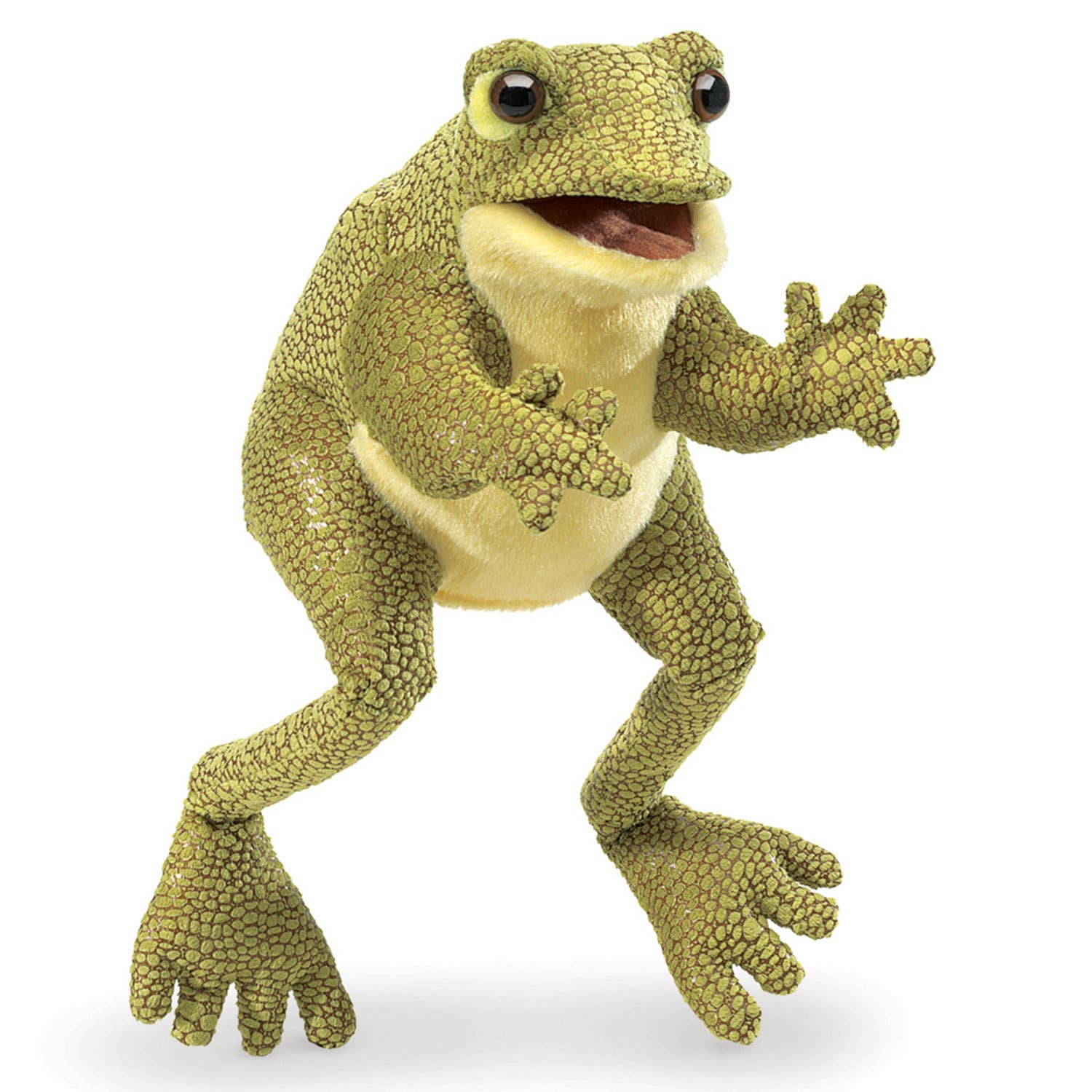 Marionnette à main Funny Frog 3033/ Grenouille drôle Folkmanis réaliste
