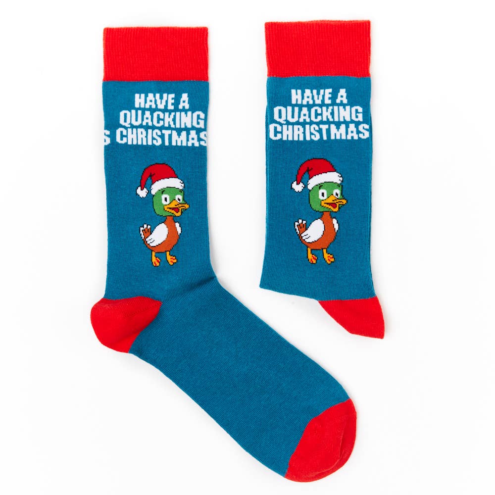 Chaussettes Canard "Have A Quacking Christmas" Urban Eccentric CoinCaillerie