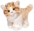 Chaton debout (beige-blanc) - peluche Uni Toys