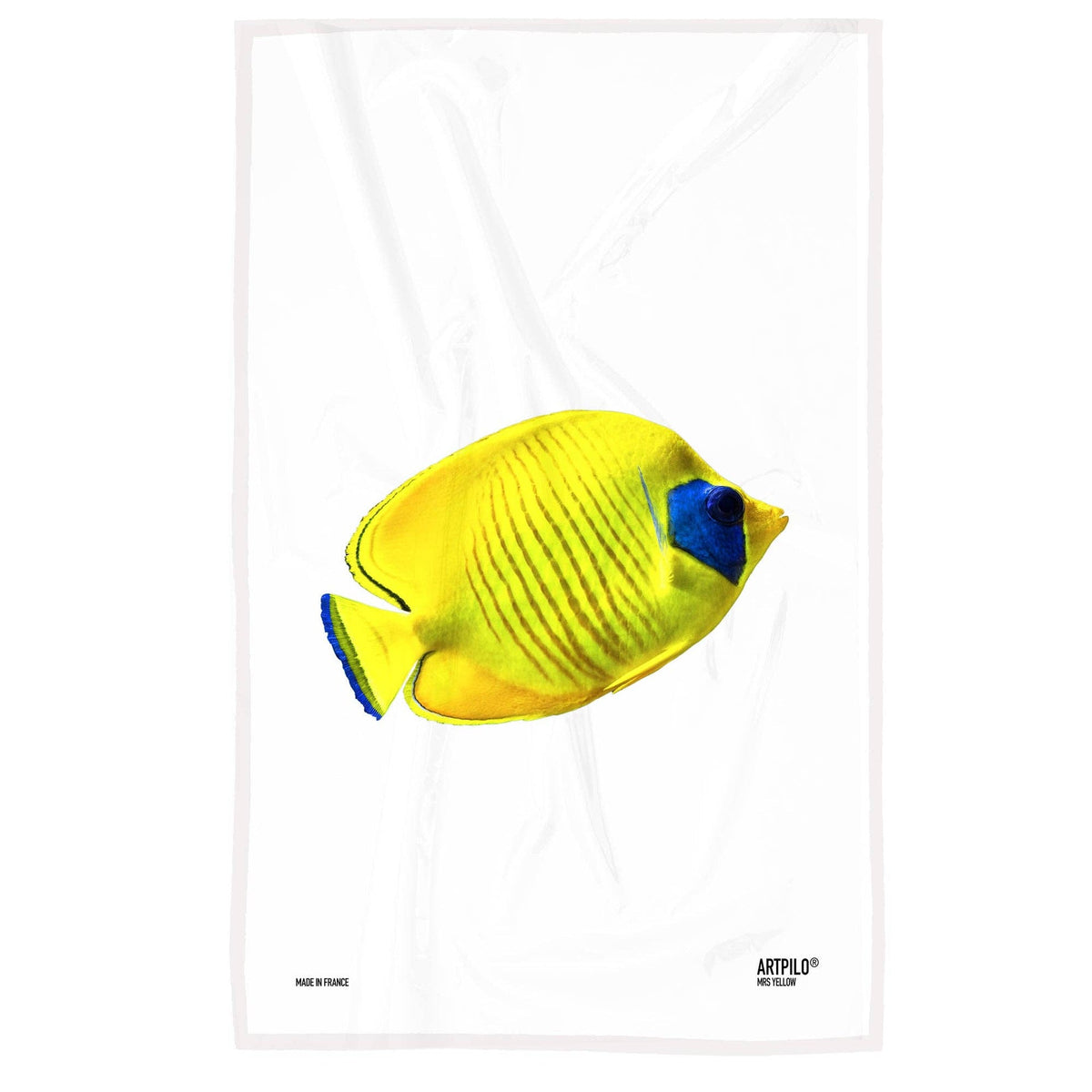 Torchon de cuisine Artpilo, modèle Yellow Fish