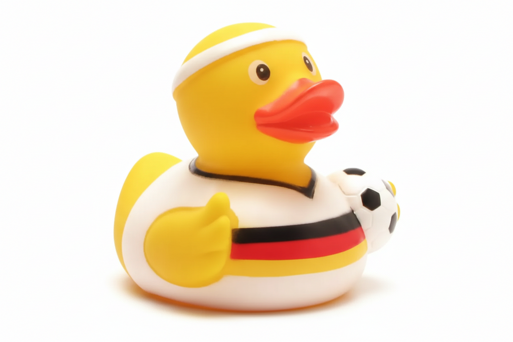 Canard Footballeur Maillot d'Allemagne