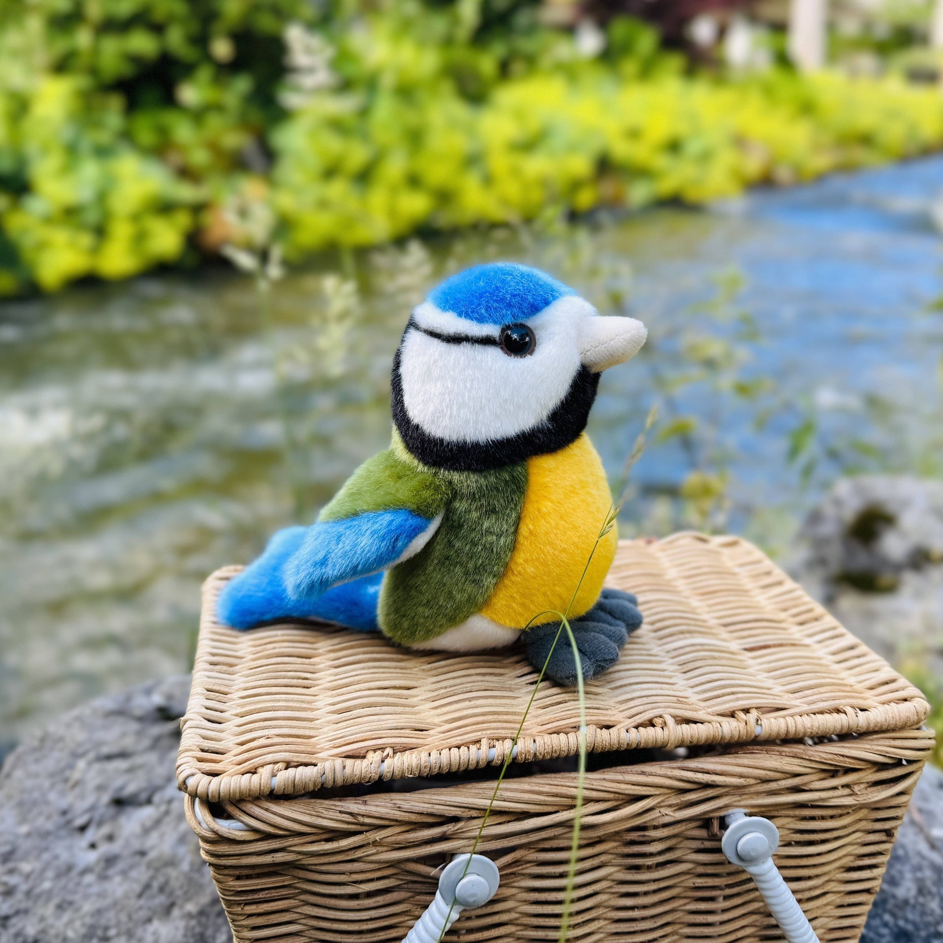 Peluche Mésange Bleue – 12 cm - Teddy Hermann
