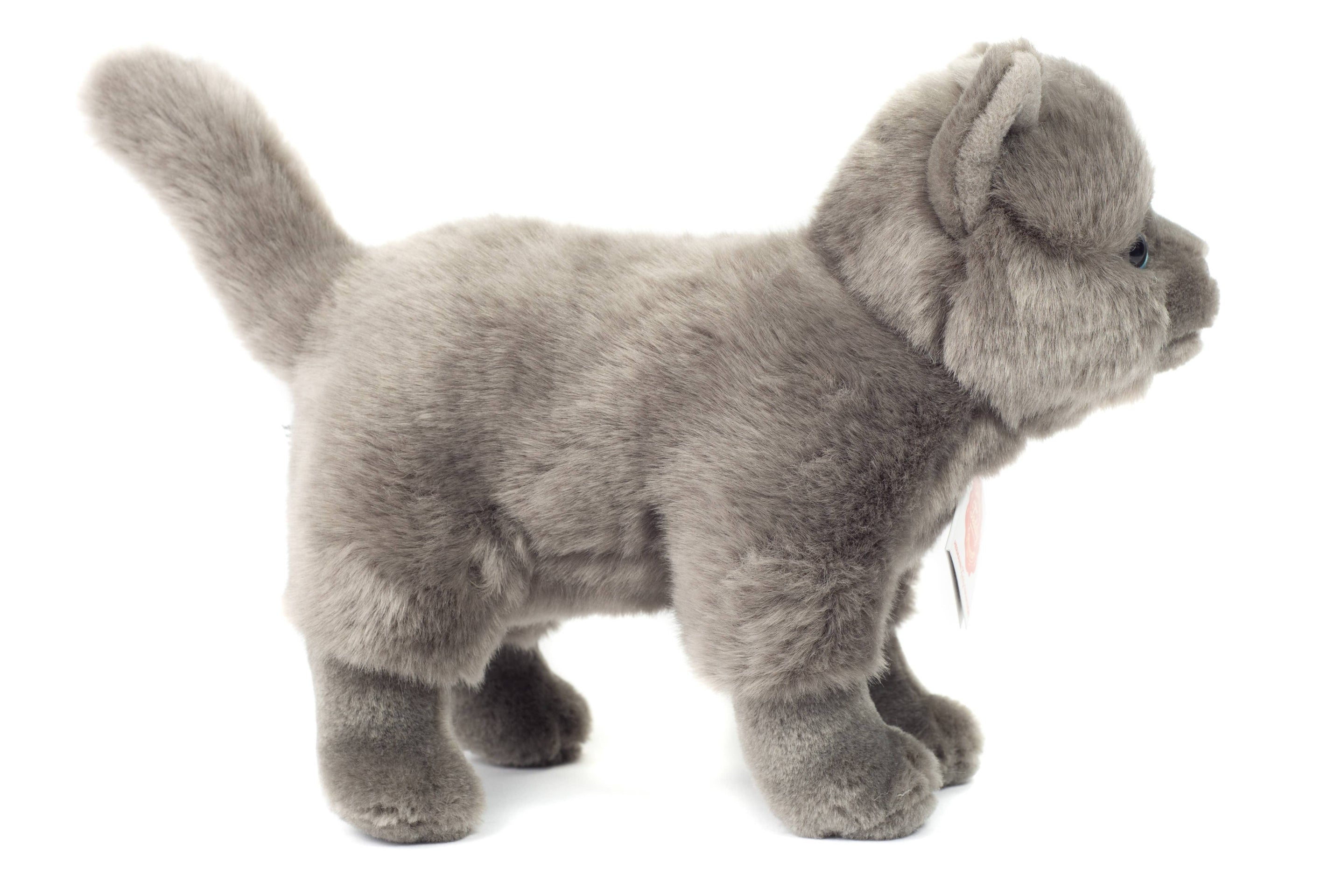 Peluche Chat Chartreux Debout - Teddy Hermann