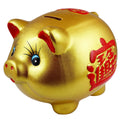 Goldenes Glückssparschwein
