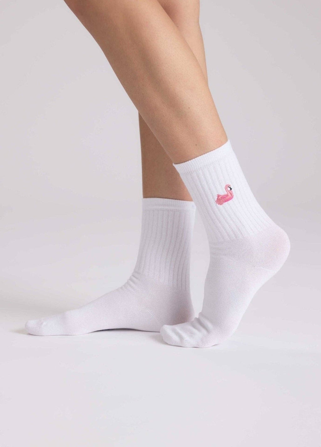 Pink Flamingo Schwimmsocken