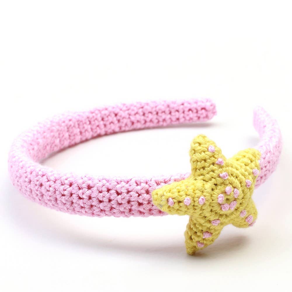 Seestern-Haarreif – Rosa