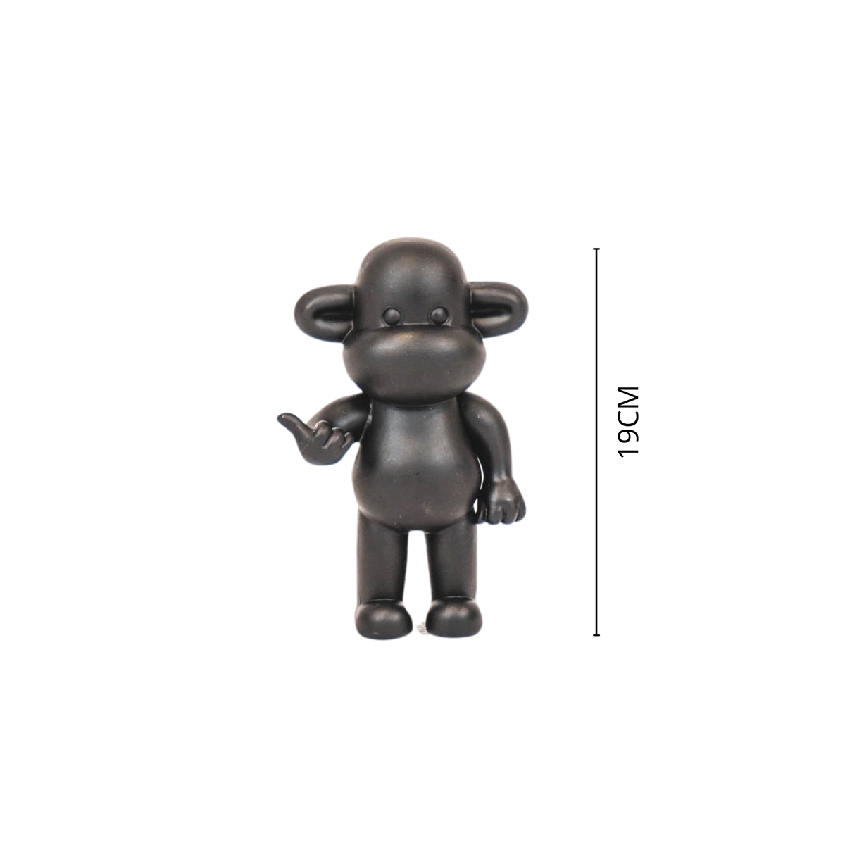 Figurine Singe Hang Loose 'La Légende' - Noir S