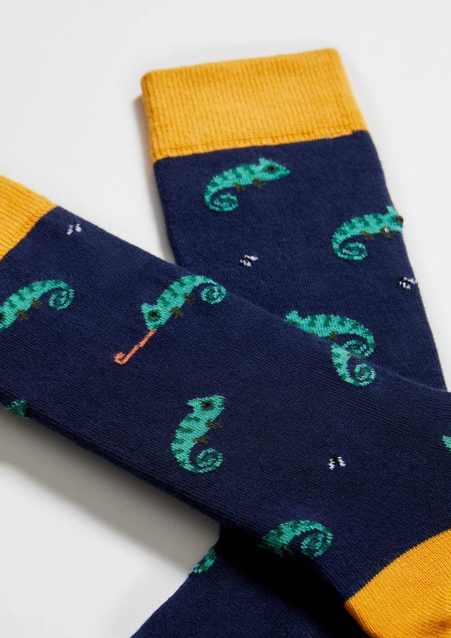 BeChamaleon Blue - Chaussettes en coton biologique à 100%